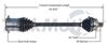 Picture of Audi A4 Right Front CV Shaft 05-08 8E0407452EX